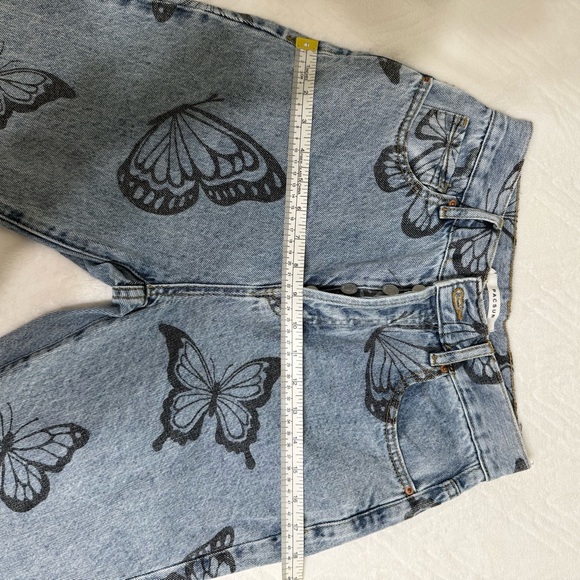 Pacsun Eco Butterfly High Waisted Straight Leg Jeans - Picture 4 of 16